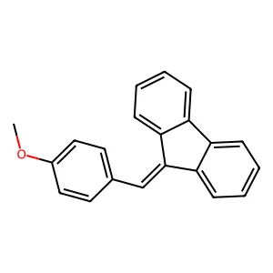 9H-Fluorene, 9-((4-methoxyphenyl)methylene)- structure