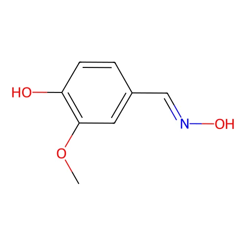 4-[(Hydroxyimino)methyl]-2-methoxyphenol structure
