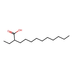 Dodecanoic acid, 2-ethyl- structure
