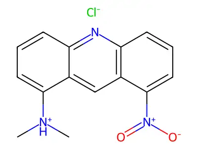 9-Acridinamine, N,N-dimethyl-1-nitro-, hydrochloride structure