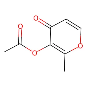 2-Methyl-4-oxo-4H-pyran-3-yl acetate structure