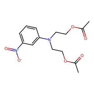 Ethanol, 2,2'-[(3-nitrophenyl)imino]bis-, 1,1'-diacetate structure