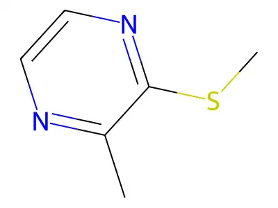 Pyrazine, methyl(methylthio)- structure