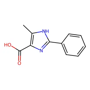 5-Methyl-2-phenyl-1H-imidazole-4-carboxylic acid structure