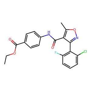 C20H16ClFN2O4 structure