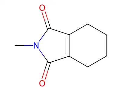 1-Cyclohexene-1,2-dicarboximide, N-methyl- structure