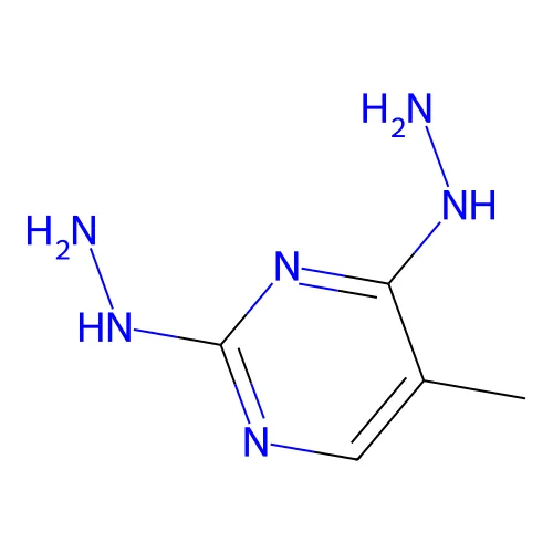 2,4-Dihydrazinyl-5-methylpyrimidine structure
