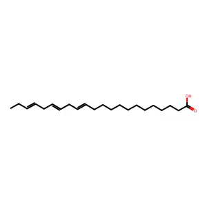 Docosa-13,16,19-trienoic acid structure