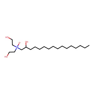 2-Hexadecanol, 1-[bis(2-hydroxyethyl)oxidoamino]- structure