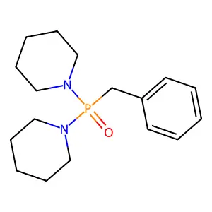 Phosphine oxide, benzyldipiperidino- structure