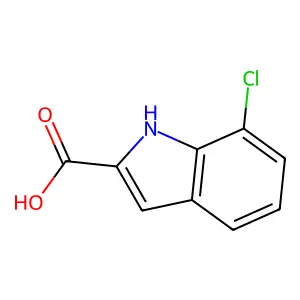 7-Chloro-1H-indole-2-carboxylic acid structure