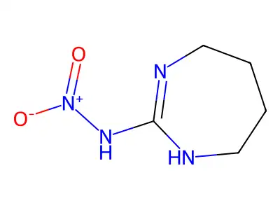 1H-1,3-Diazepine, hexahydro-2-(nitroimino)- structure