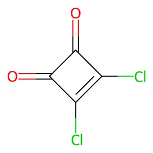 3-Cyclobutene-1,2-dione, 3,4-dichloro- structure