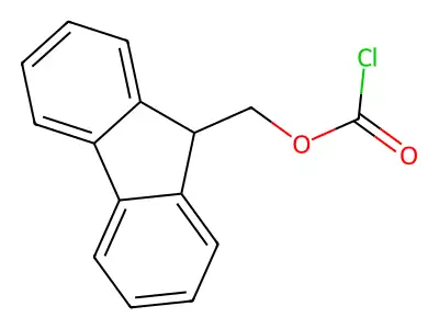 9-Fluorenylmethyl chloroformate structure