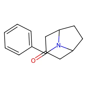 8-Benzyl-8-azabicyclo(3.2.1)octan-3-one structure