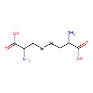 Selenocystine, DL- structure