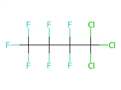 Trichloroheptafluorobutane structure