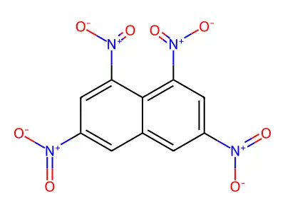 1,3,6,8-Tetranitronaphthalene structure