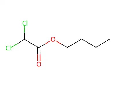 Butyl dichloroacetate structure