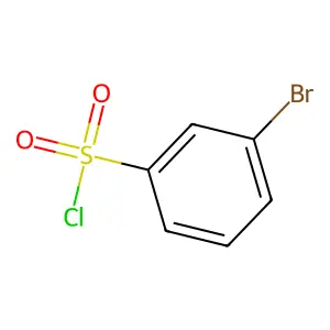 m-Bromobenzenesulphonyl chloride structure