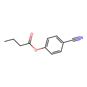 4-Cyanophenyl butyrate structure