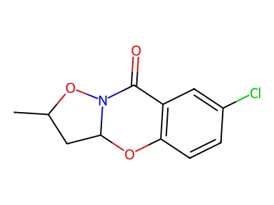 Meseclazone structure