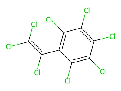 Octachlorostyrene structure