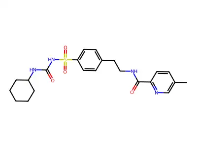 N-(4-(N-(cyclohexylcarbamoyl)sulfamoyl)phenethyl)-5-methylpicolinamide structure