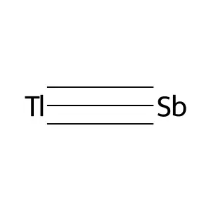 Antimony, compd. with thallium (1:1) structure