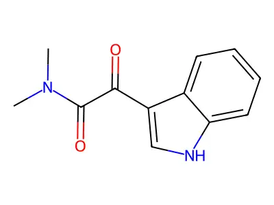 2-(1H-Indol-3-yl)-N,N-dimethyl-2-oxo-acetamide structure