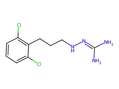 Guanidine, (3-(2,6-dichlorophenyl)propyl)amino- structure