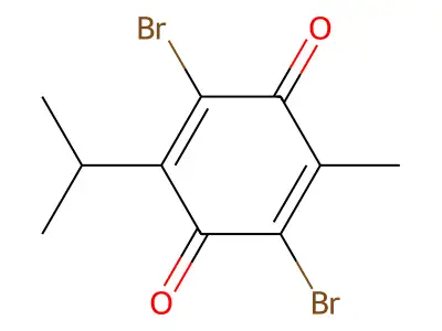 Dibromothymoquinone structure