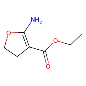 Ethyl 2-amino-4,5-dihydro-3-furoate structure