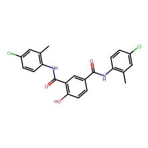o-Isophthalotoluidide, 4',4''-dichloro-4-hydroxy- structure