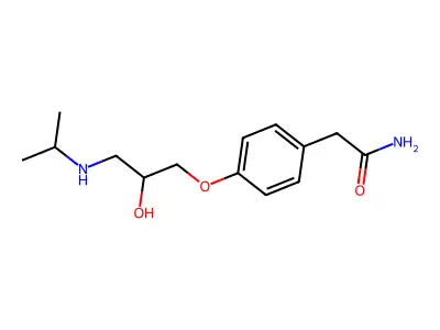 Atenolol structure