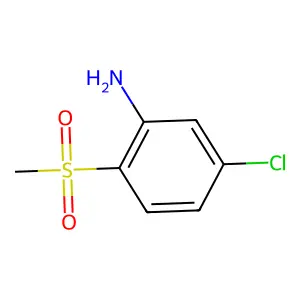 Benzenamine, 5-chloro-2-(methylsulfonyl)- structure