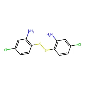 2,2'-Dithiobis(5-chloroaniline) structure