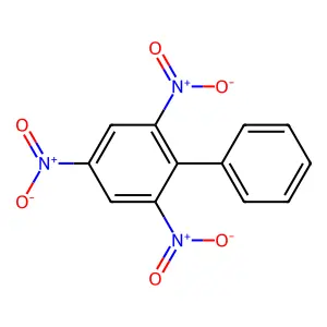 2,4,6-Trinitrobiphenyl structure