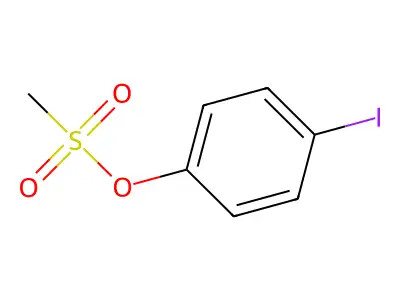 4-Iodophenyl methanesulfonate structure