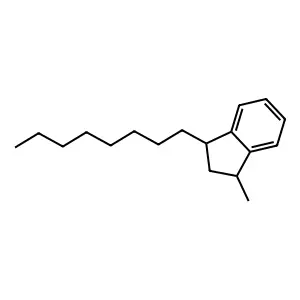 1-Methyl-3-octylindan structure