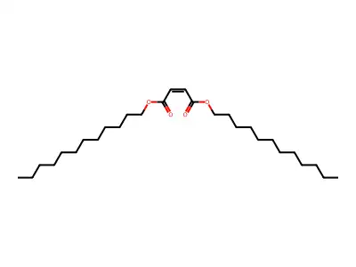 Didodecyl but-2-enedioate structure