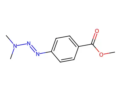Methyl 4-(3,3-dimethyl-1-triazen-1-yl)benzoate structure