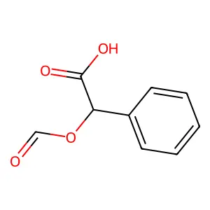 (R)-(Formyloxy)phenylacetic acid structure
