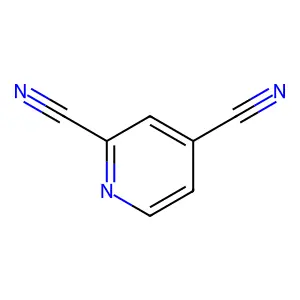 2,4-Pyridinedicarbonitrile structure