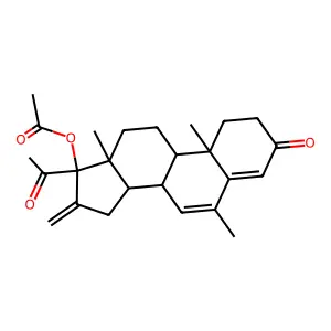 MELENGESTROL ACETATE structure