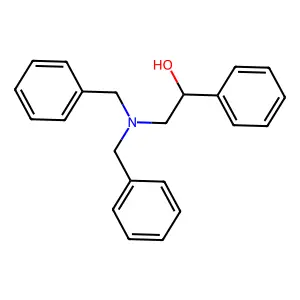 Benzenemethanol, alpha-((bis(phenylmethyl)amino)methyl)- structure