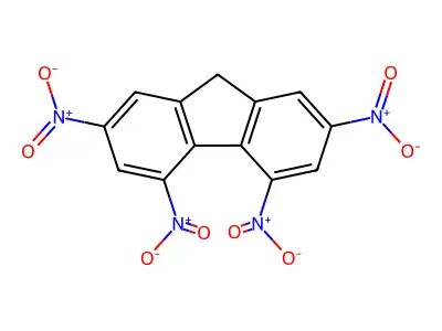 2,4,5,7-tetranitro-9H-fluorene structure