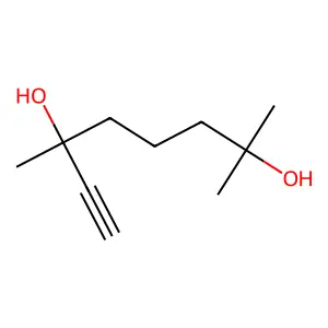 2,6-Dimethyl-7-octyne-2,6-diol structure