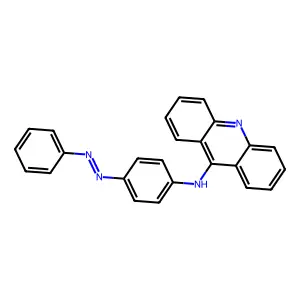 Acridin-9-yl-(4-phenylazo-phenyl)-amine structure