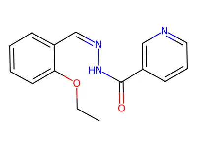 N'-(2-Ethoxybenzylidene)nicotinohydrazide structure